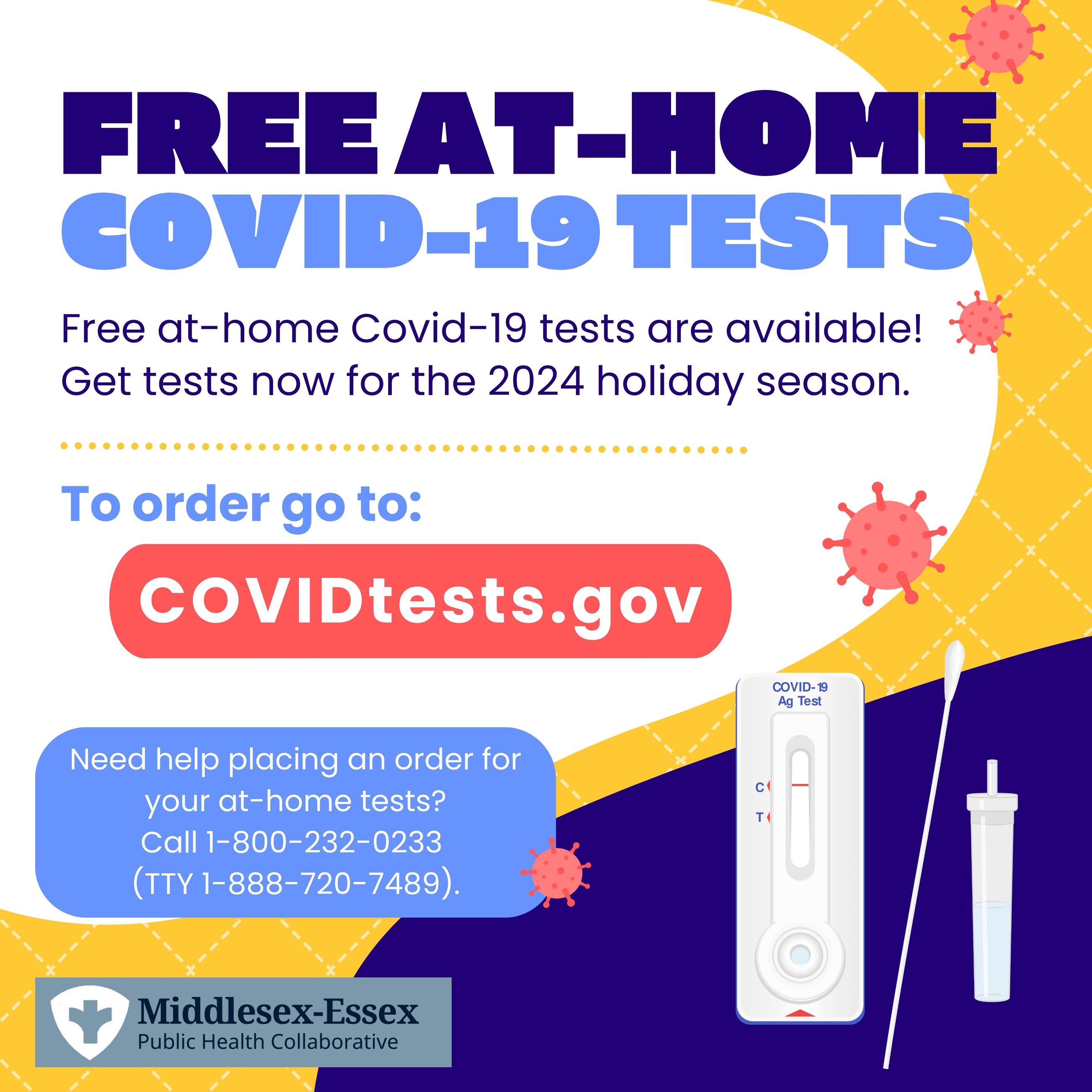 Free at-home covid tests