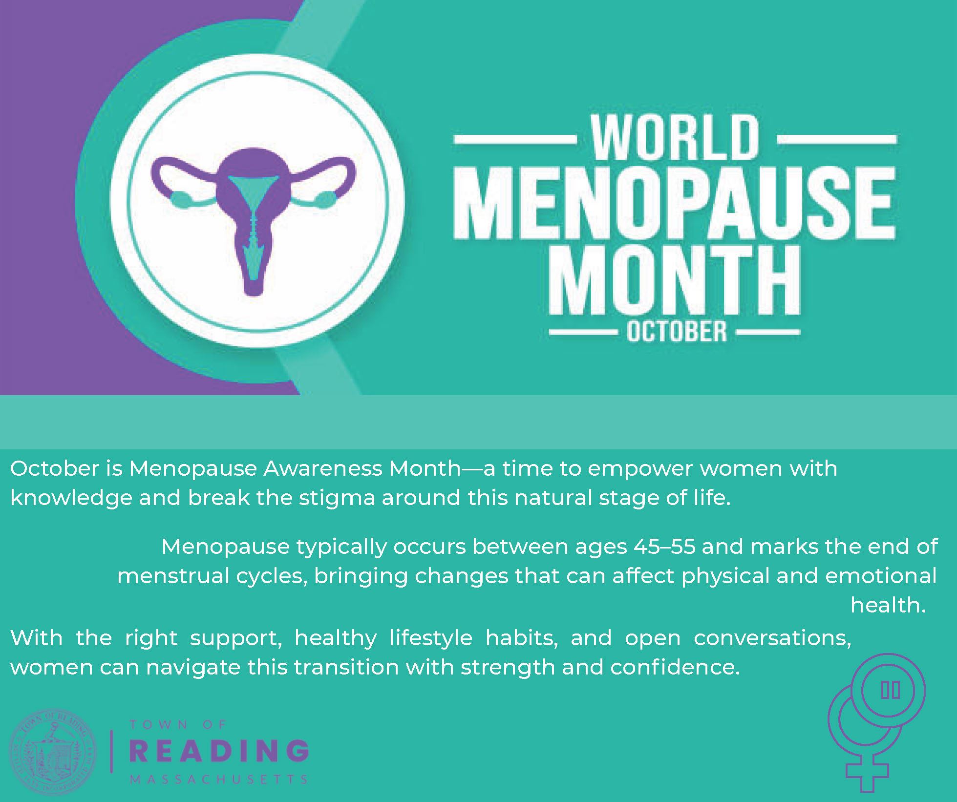 Menopause Awareness Month October