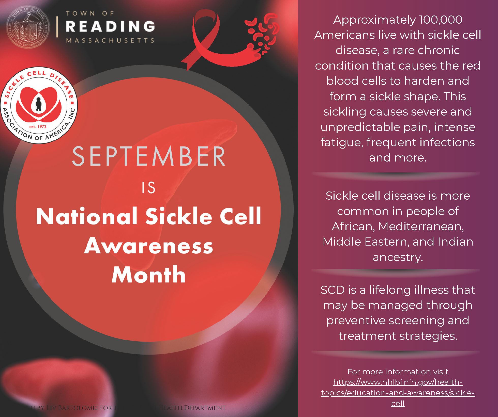 Sickle Cell Awareness Month Septmeber