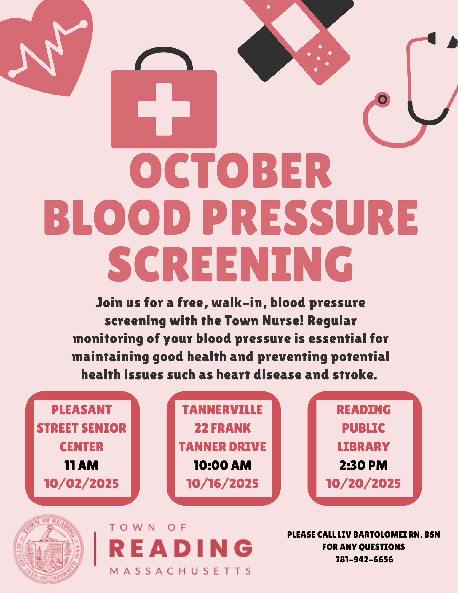 October BP Screenings
