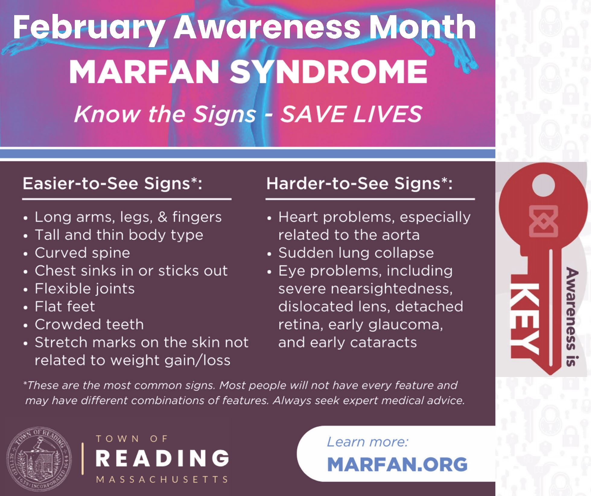 Marfan Syndrome Awareness Month February