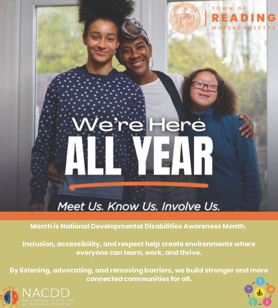 National Developmental Disability Awareness Month March